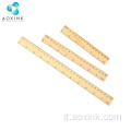 Ruler Wooden Custom Logo Custom School Kids Straight Stationary